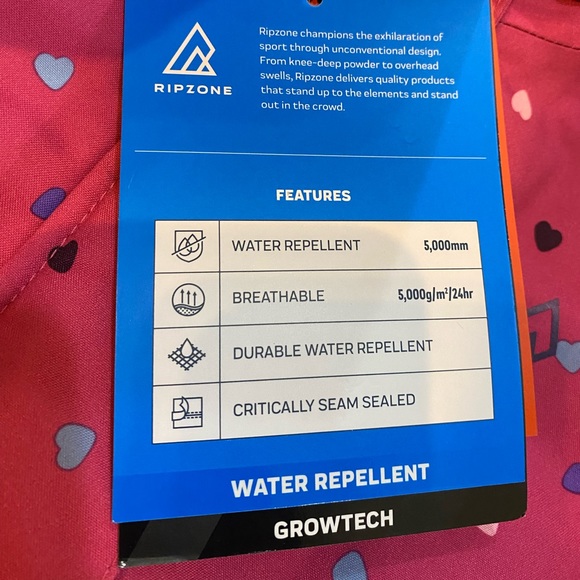 *Brand New* Girls Ripzone Insulated Winter Jacket with Growtech - Picture 2 of 4